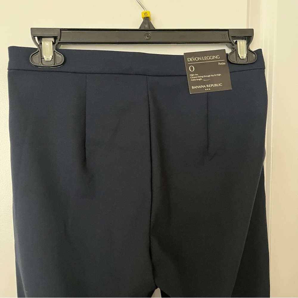 Banana Republic Skinny Ankle Pants Size: 0P Color: Navy - Picture 6 of 6